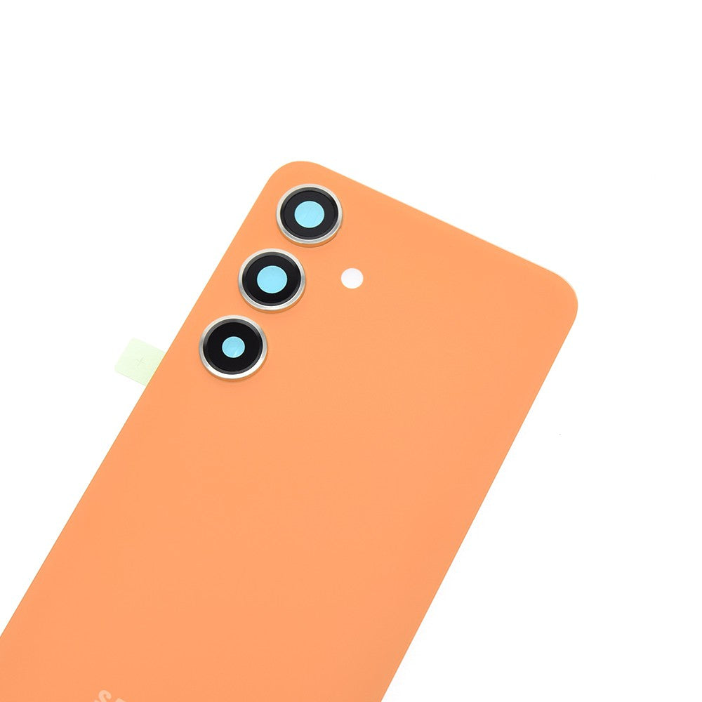 Red Rear Cover Glass For Samsung Galaxy S24-Sandstone Orange Red Rear Cover Glass For Samsung Galaxy S24-Sandstone Orange